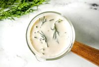 Creamy Dill Sauce for Fish, Salmon, and Vegetables