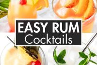 Rum Cocktail Recipes: 10 Refreshing Drinks to Try at Home