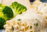 Creamy White Chicken Lasagna Roll-Ups Recipe