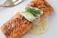 Warm Mustard and Dill Sauce for Salmon or Chicken