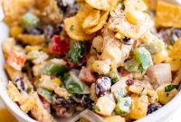 Crunchy Fritos Corn Salad with Creamy Lime Dressing