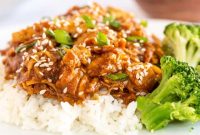 Shredded Teriyaki Chicken Made in the Instant Pot