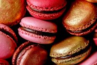 Black Cherry Macarons Recipe: Tangy Jam-Filled French Cookies