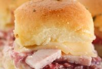 Turkey Cranberry Sliders with Herbed Cream Cheese Recipe