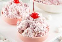 Light and Creamy Cherry Fluff Dessert Recipe