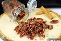 Cinnamon Maple Vegan Candied Pecans — Crunchy Snack Recipe
