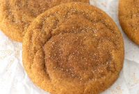 Soft Chewy Pumpkin Snickerdoodle Cookies