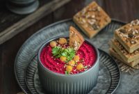Oil-Free Roasted Beet Hummus Recipe for Vibrant Flavor