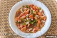 Tomatoes and Onions with Fermented Fish Sauce (Bagoong Isda)