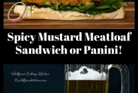 Spicy Mustard Meatloaf Sandwich Recipe — Sandwich or Panini