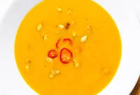 Creamy Curried Butternut Squash Soup Recipe