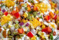 Sweet Potato and Corn Salad with Lime and Cilantro Dressing