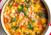 Autumn Vegan Minestrone: Hearty Fall Vegetable Soup