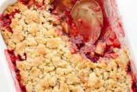 Plum and Apple Crumble Recipe — Warm Autumn Fruit Dessert