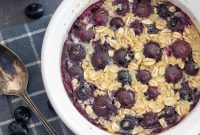 Single-Serve Baked Oats Recipe for One: Quick Breakfast Bowl