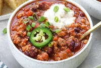 Slow Cooker Turkey Chili Recipe (Gluten-Free)