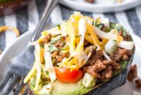 Taco-Stuffed Avocados: Quick Mexican-Style Dinner Recipe