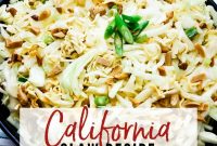 California Slaw Recipe: Fresh Citrus Avocado Coleslaw for Summer gatherings