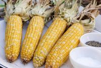Smoked Corn on the Cob with Garlic Butter Glaze