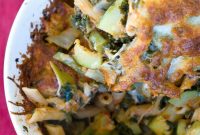 Kale and Zucchini Baked Ziti with Melty Cheese