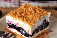 No-Bake Blueberry Yum Yum Recipe — Weekend Potluck Ideas 405