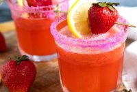 Strawberry Lemonade Vodka Cocktail Recipe for Summer Sipping