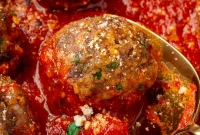 Bold Spicy Meatballs with Tangy Tomato Sauce Recipe
