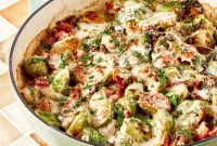 Crispy Bacon Brussels Sprouts Recipe: Roasted with Garlic and Honey