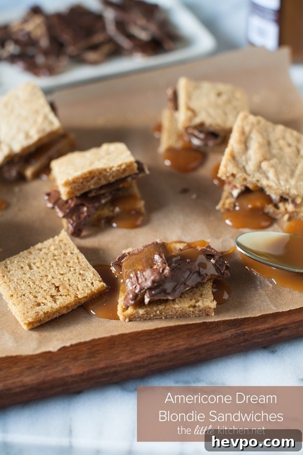 Americone Dream Blondie Sandwiches