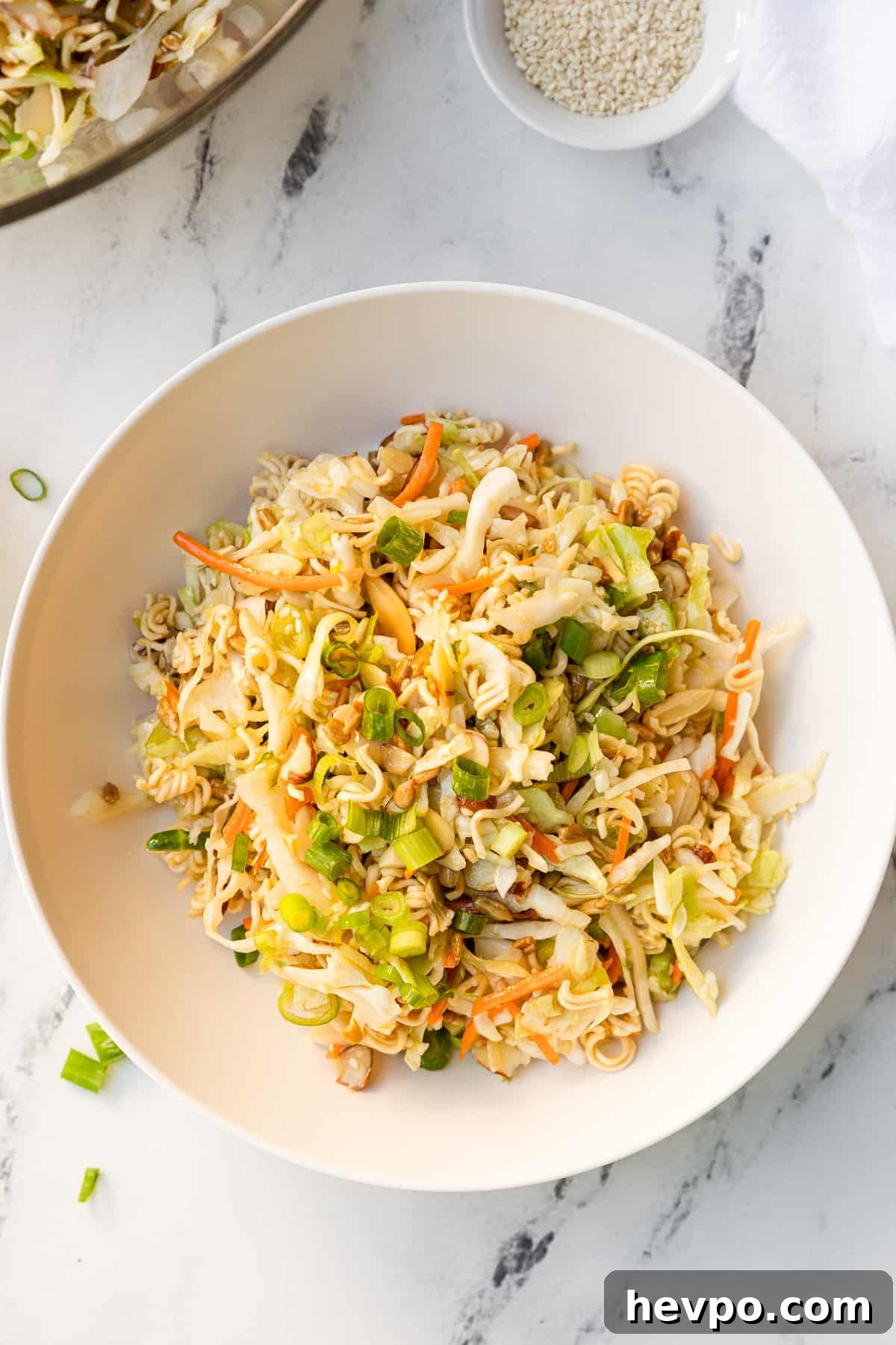 the completed recipe