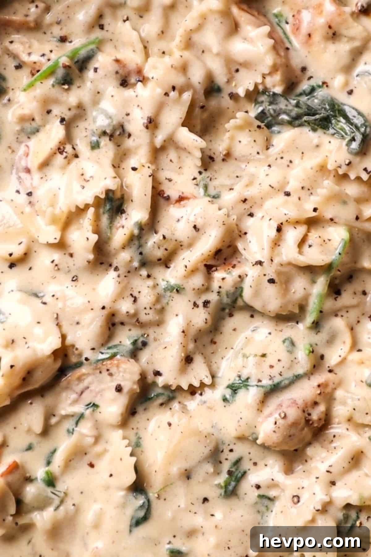 garlic parmesan pasta with chicken