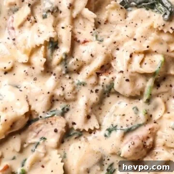 garlic parmesan pasta with chicken