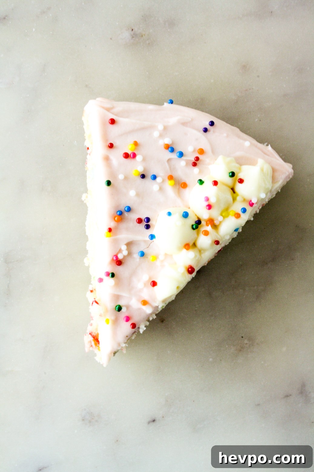 Funfetti Birthday Cake with Cream Cheese Frosting 5 Buttery layer cake with sprinkles and pink frosting!