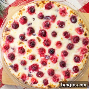 Baked cranberry cream cheese dip.