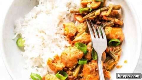 Instant Pot chicken curry with coconut milk