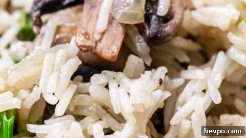 Instant Pot mushroom rice