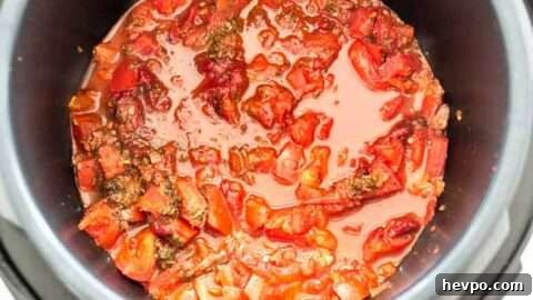 Instant Pot tomato sauce
