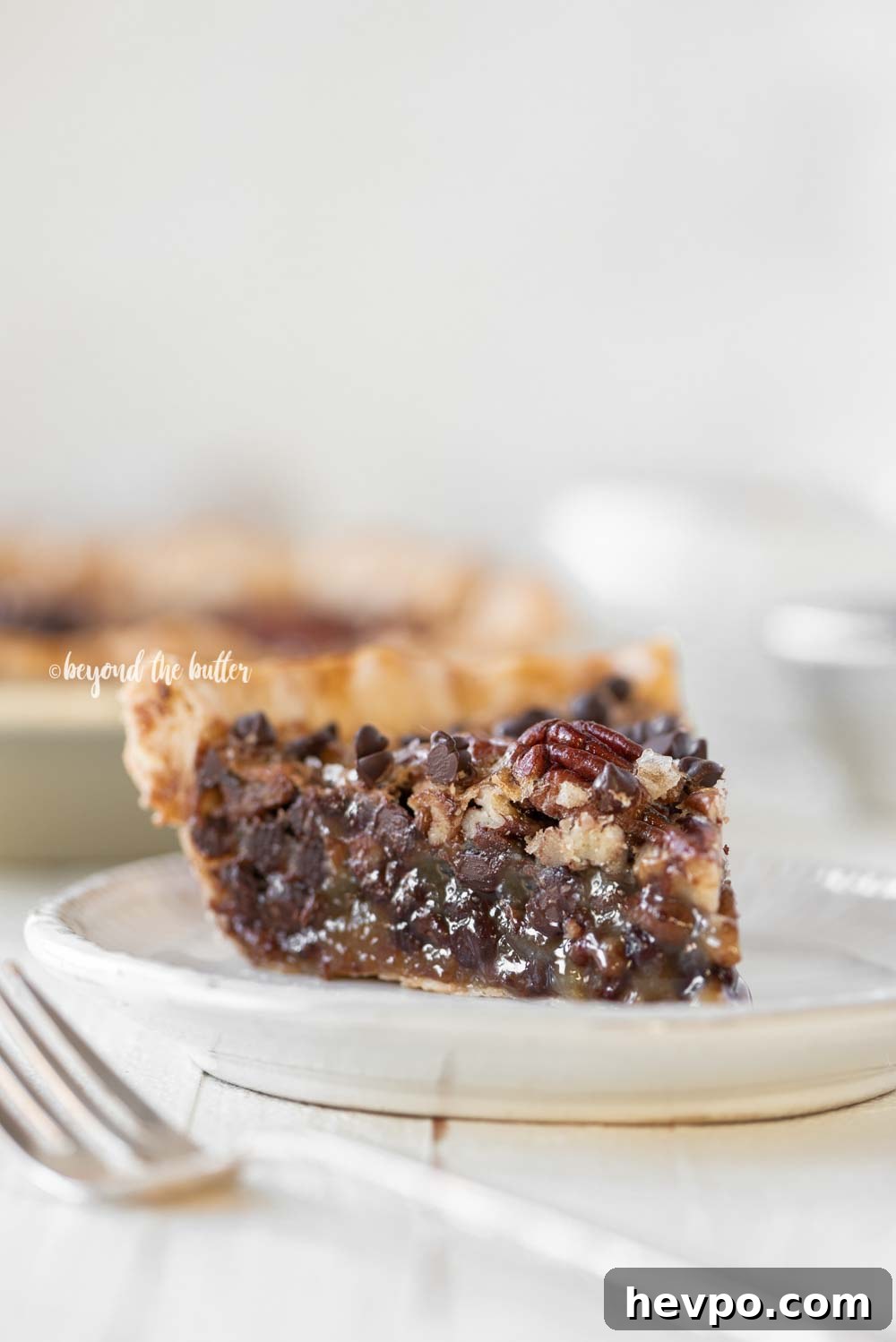 Easy Chocolate Pecan Pie recipe | All Images © Beyond the Butter, LLC