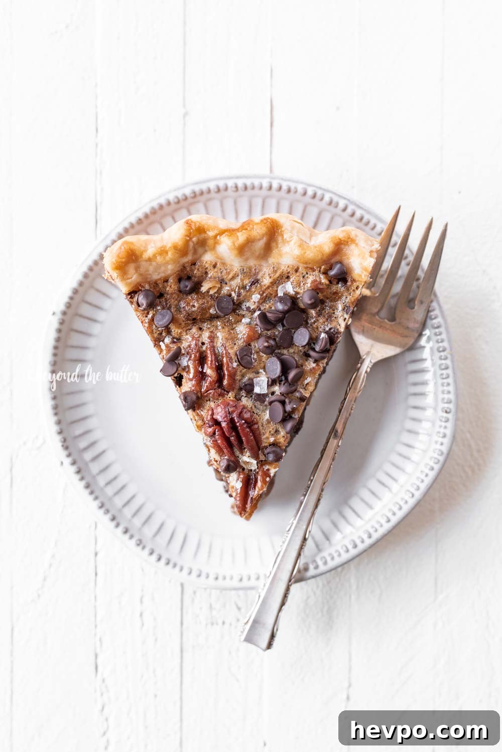 Easy Chocolate Pecan Pie recipe | All Images © Beyond the Butter, LLC