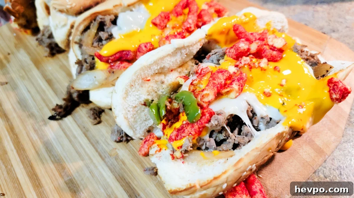 Blackstone Flamin hot cheesesteaks 