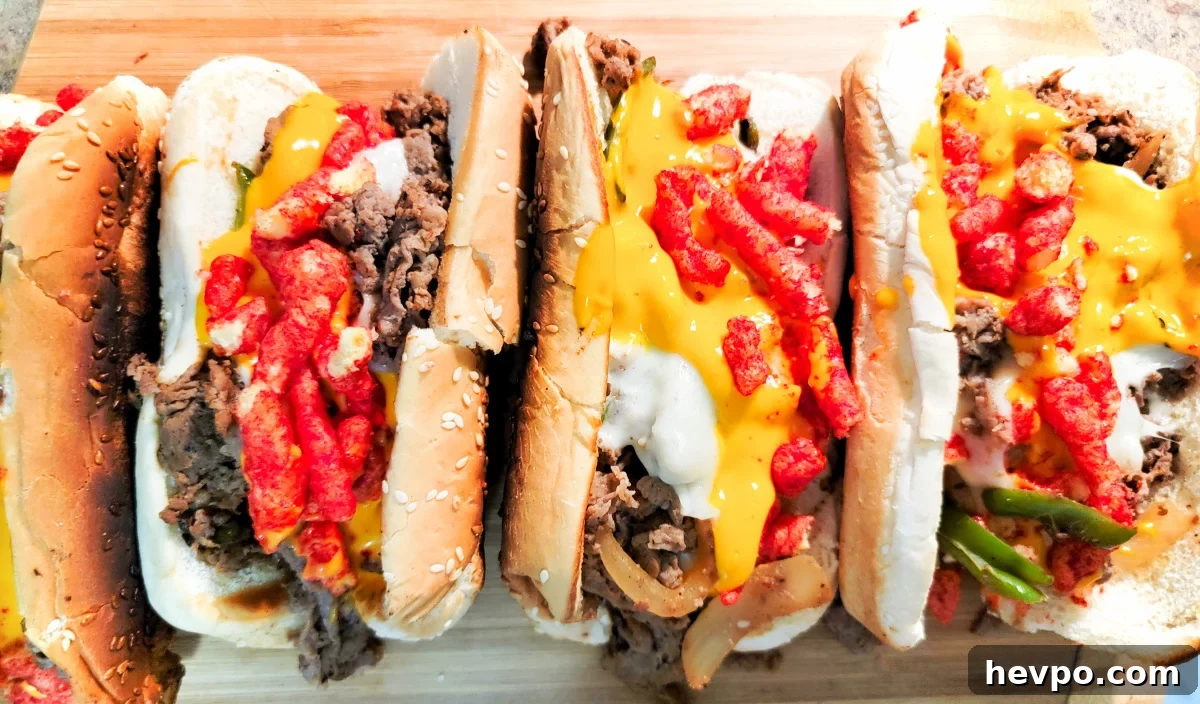 Blackstone Flamin Hot Cheesesteaks 2