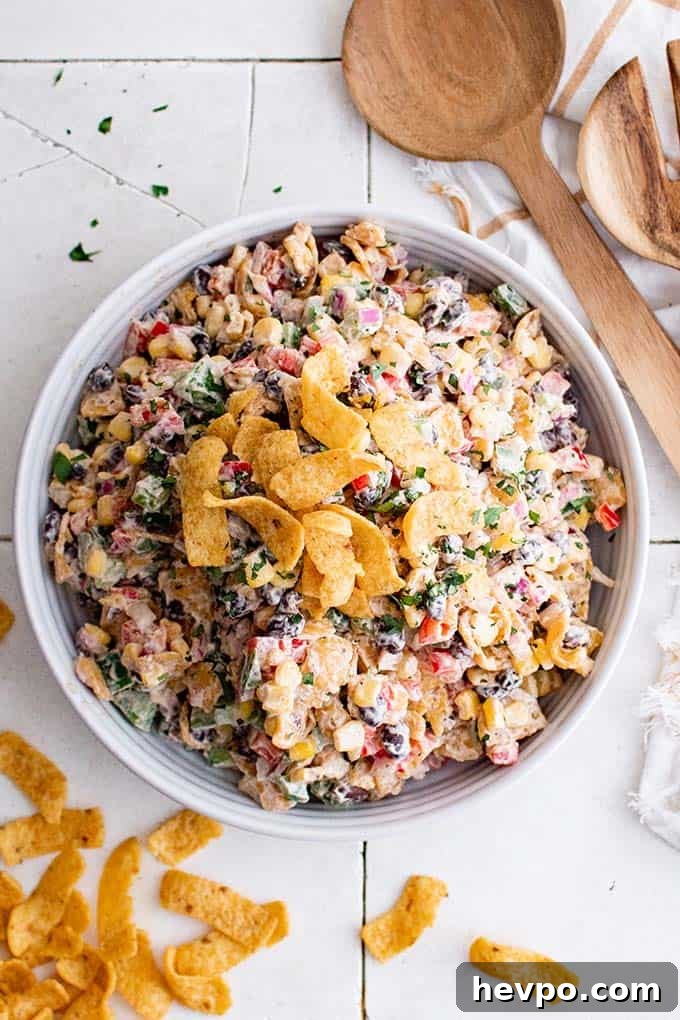 frito corn salad in a bowl