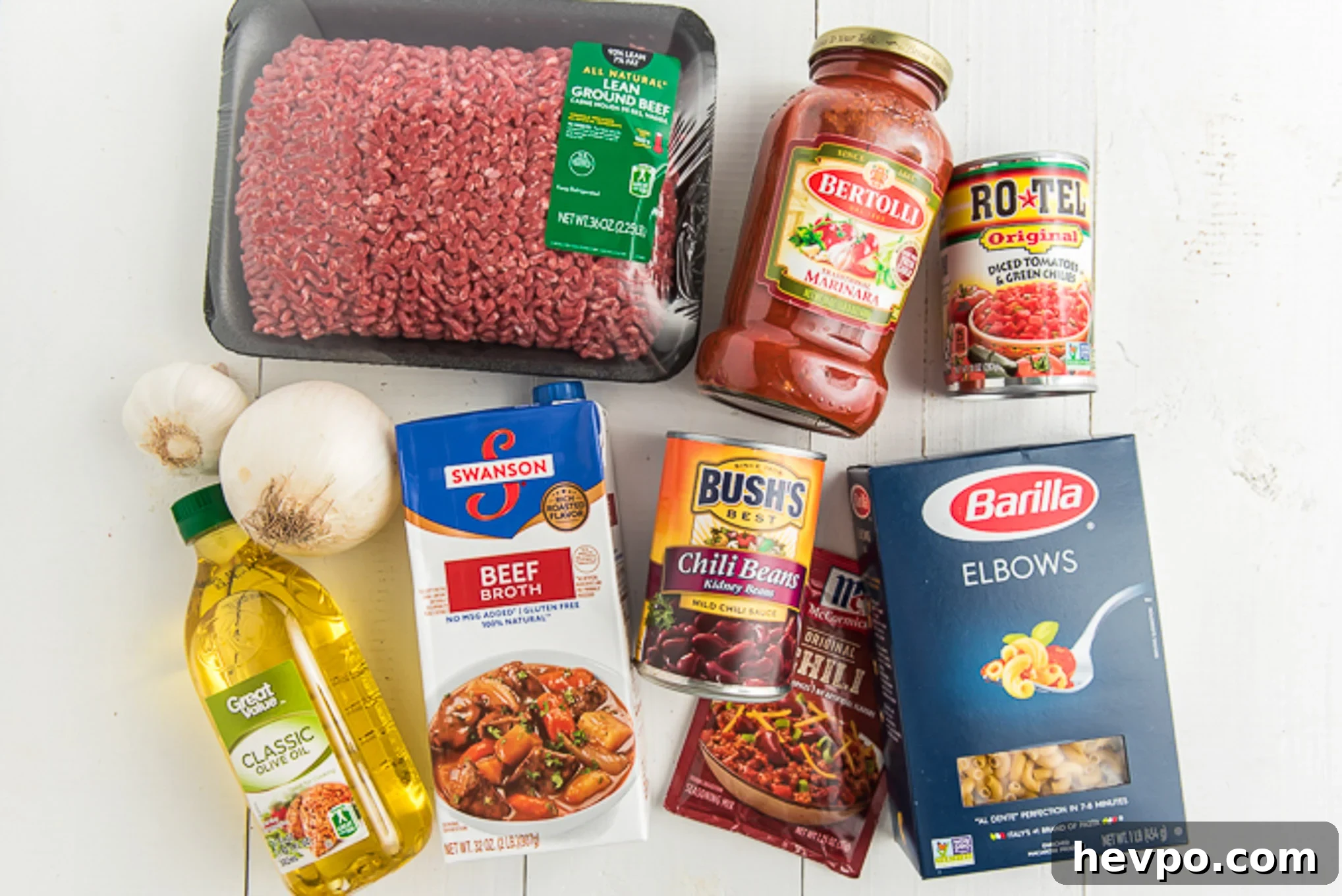 Hearty Chili Mac Recipe: Quick Comfort Food for Weeknights 3 Ingredients to make this chili mac recipe on the table.
