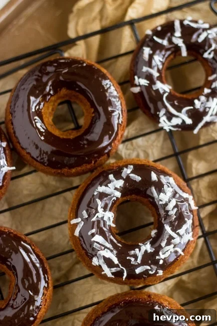 Gluten Free, Baked Almond Joy Donuts - GoodLife Eats