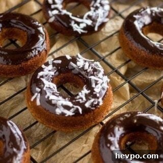 Gluten Free, Baked Almond Joy Donuts - GoodLife Eats