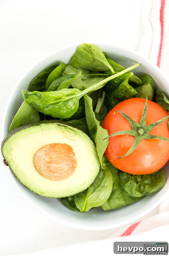 Avocado Tomato Spinach
