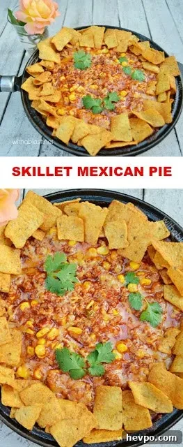 I always make this, delicious, spicy Skillet Mexican Pie when pressed for time - on the table in less than 30 minutes ! I always make this, delicious, spicy Skillet Mexican Pie when pressed for time - on the table in less than 30 minutes !