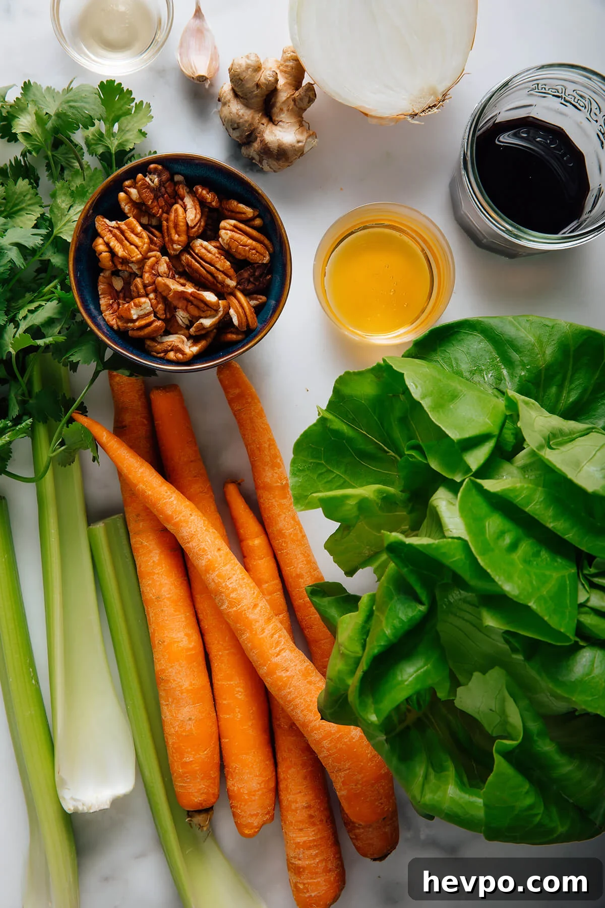 Thai lettuce wrap ingredients