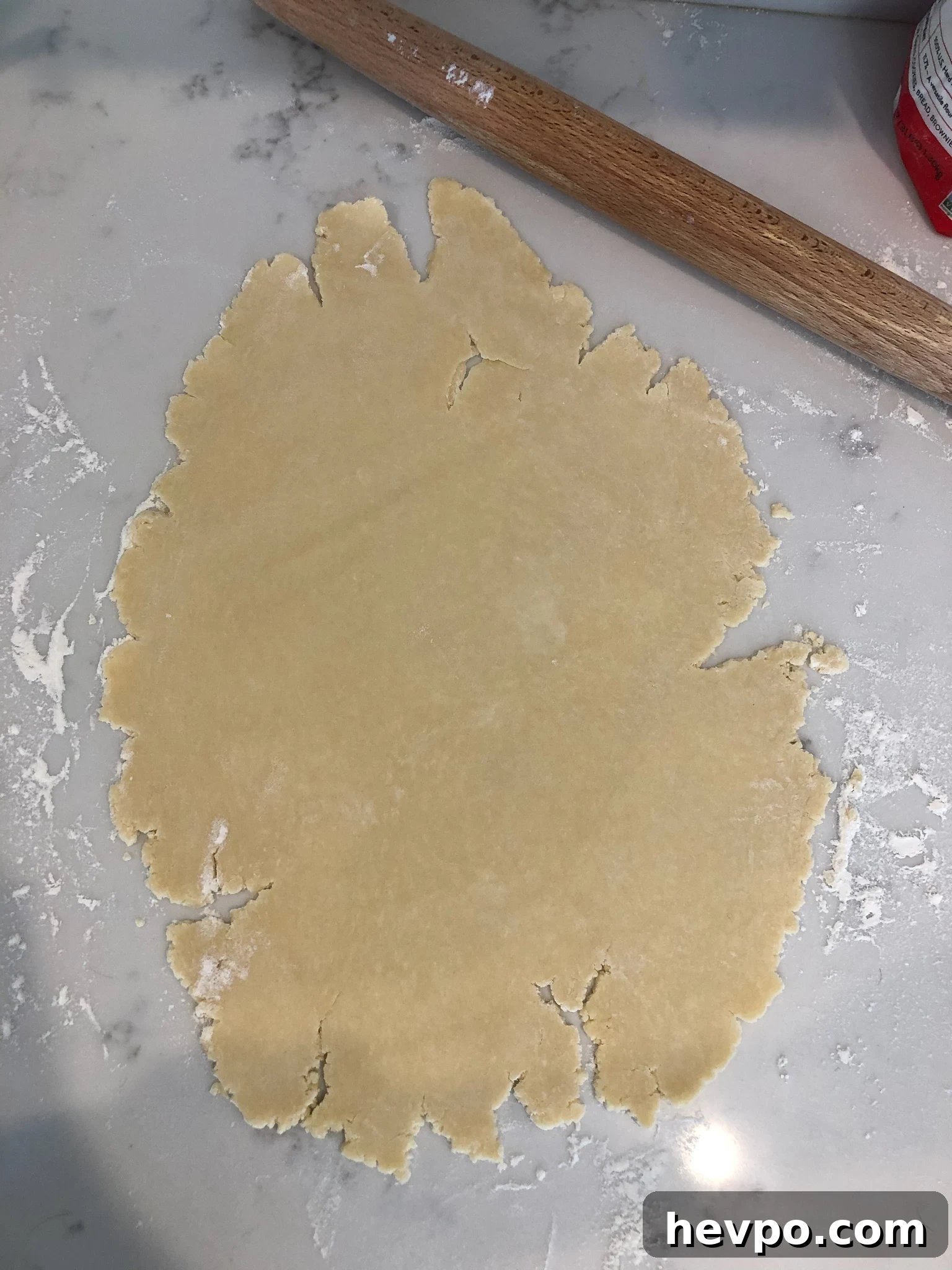 French Waffle Cookies Recipe — Crisp, Buttery Homemade Wafers 6 Dough rolled out