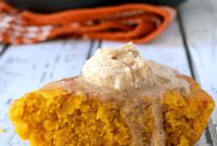 Skillet Pumpkin Cornbread with Cinnamon Maple Butter Recipe